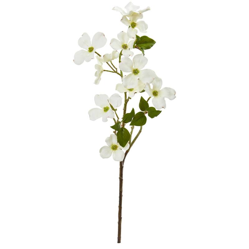 Artificial Lilac Flowers 30 Inch - Set of 6 Faux Lavender Stems for Home Decor - White - 26
