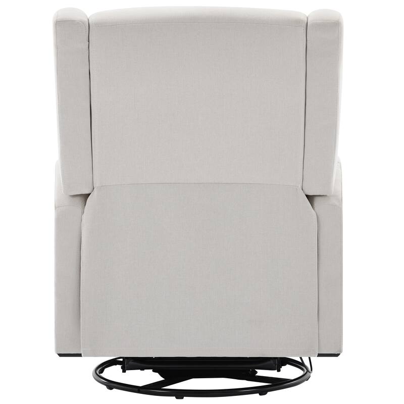 Wingback Swivel Rocker Recliner Chair, Glider Rocker Recliner, Rocking Chair Nursery for Living Room Bedroom Apartment