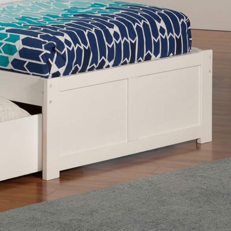Concord Platform Bed with Footboard and Storage Drawers