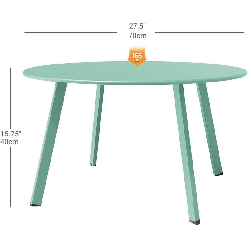 18" or 28" Round Outdoor Side Table End Table Coffee Table