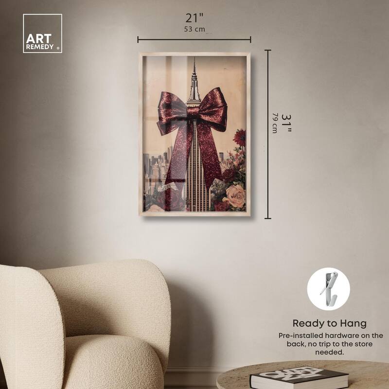 Sparkling Empire State Building Shadowbox by Art Remedy