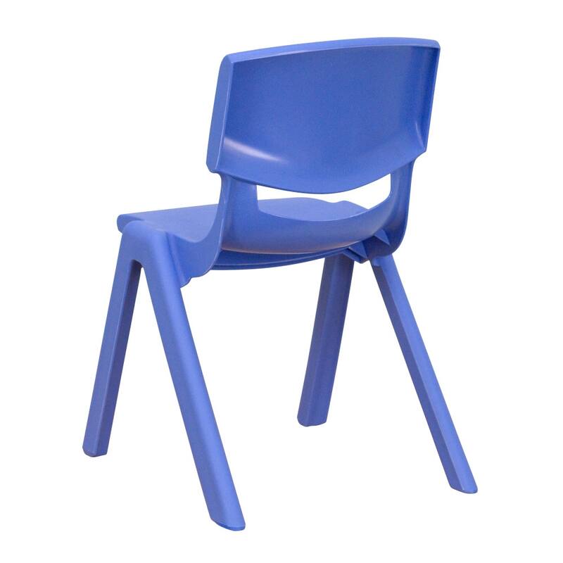 4 Pack Plastic Stack School Chair with 12" Seat Height - Kids Chair