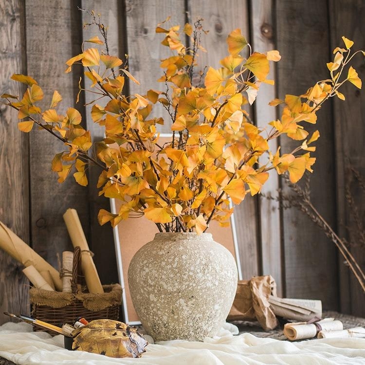 6' Orange Yellow Wildflower Garland  Fall & Thanksgiving Decorations –  FloralLiving