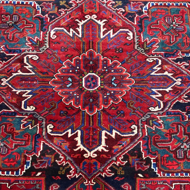 HERAT ORIENTAL Handmade Fine Heriz Rug - 8'4" x 11'11"