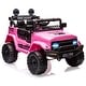 preview thumbnail 1 of 5, Ride on Truck Car w/Remote Control 3 Speeds Pink
