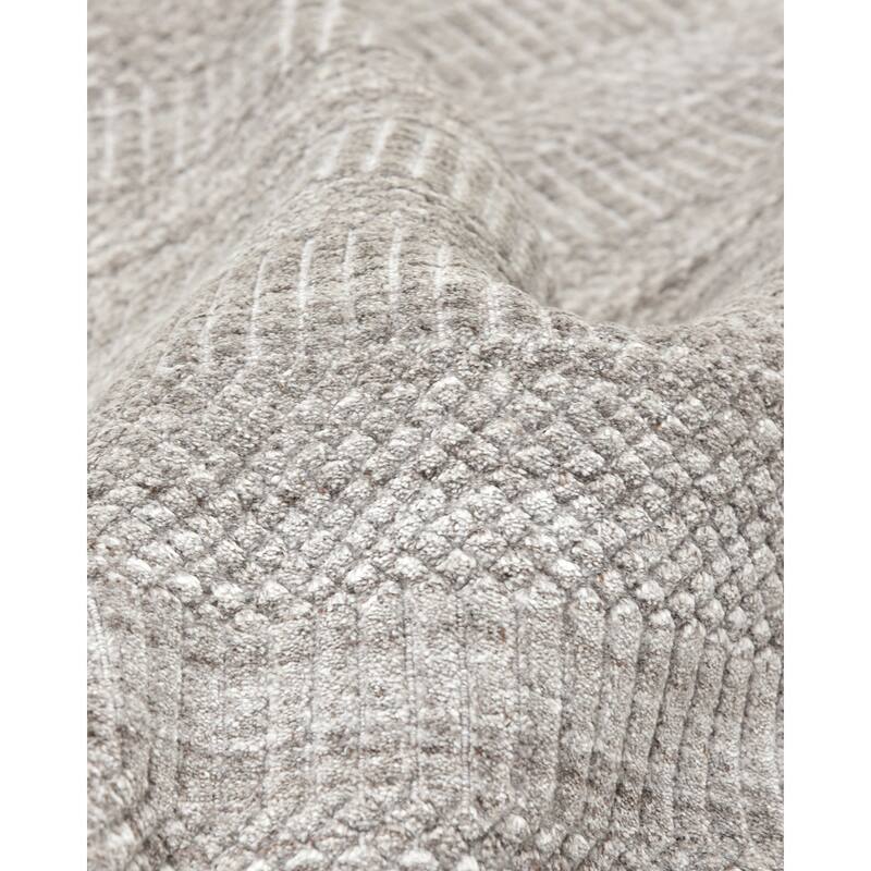 Overton Handmade Modern Contemporary Striped Area Rug