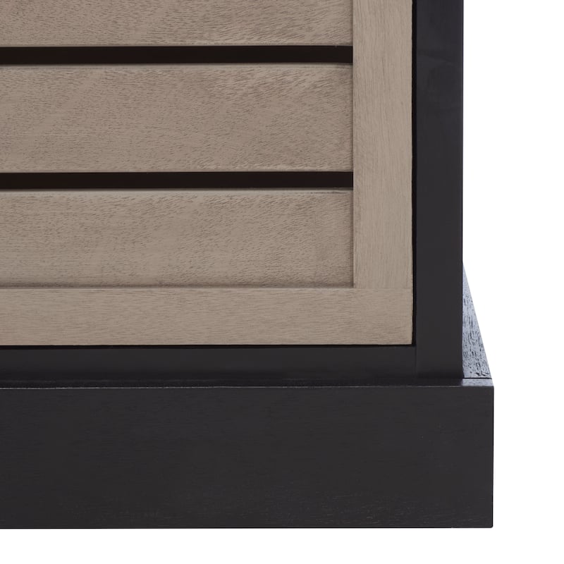 SAFAVIEH Mozella 3-Drawer Cushion Bench - 42" W x 15" D x 20" H - 42Wx15Dx20H