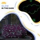 preview thumbnail 3 of 16, Qaba 2 in 1 Kids Sofa Chair, Toddler Couch with Glow in The Dark Cosmic Patten, Washable Cover, Fold Out Convertible Sofa