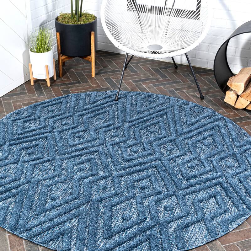 JONATHAN Y Salines Moroccan Diamond Indoor/Outdoor Area Rug