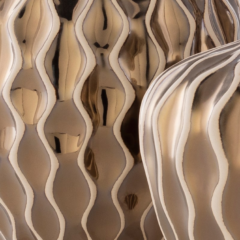 Mateo Modern Ceramic Outdoor Safe Vase Set (3 Pieces)