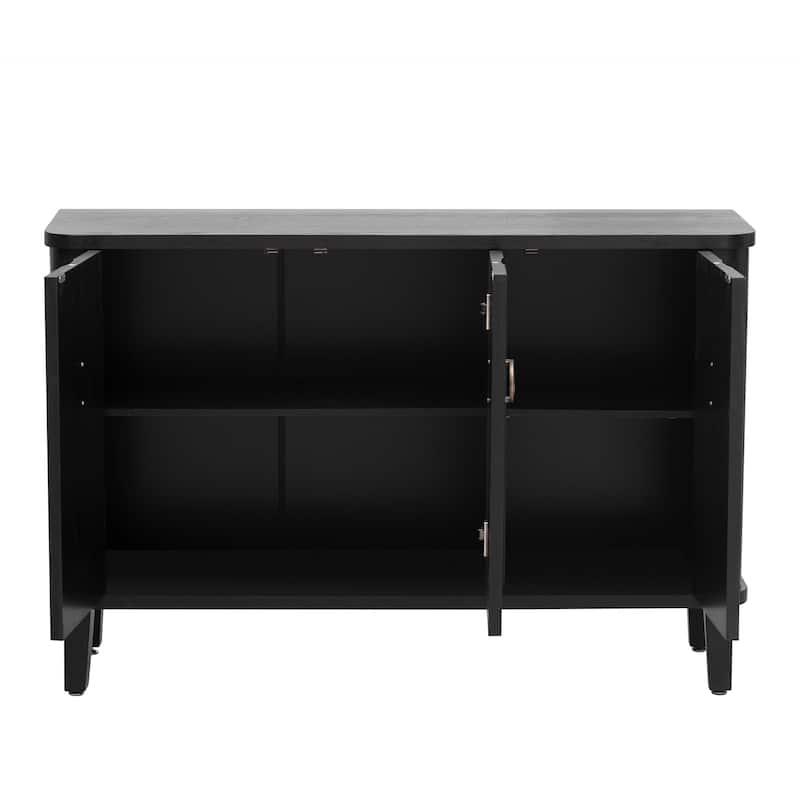 Simple Cabinet with Three Doors,Adjustable