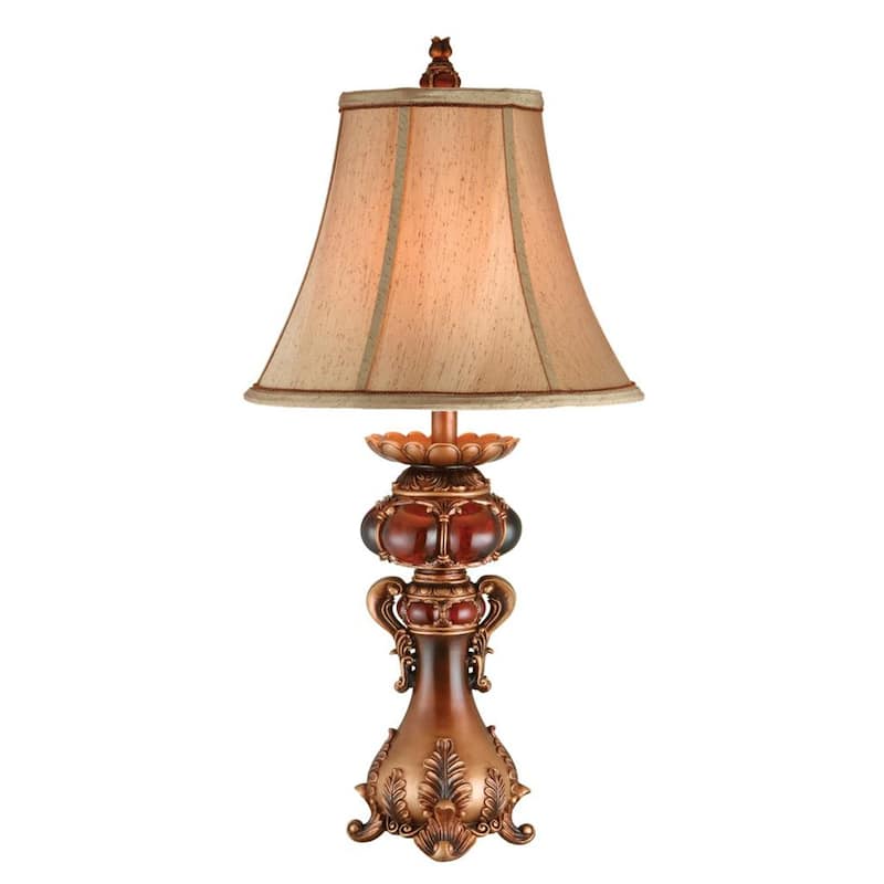 Classic Table Lamp - 31" Traditional Style Lamp Shade Home Decor