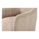 preview thumbnail 16 of 20, NADAAL STUDIOS Laken, Upholstered Rolling Dining Chair - 26 X 26 X 32.5