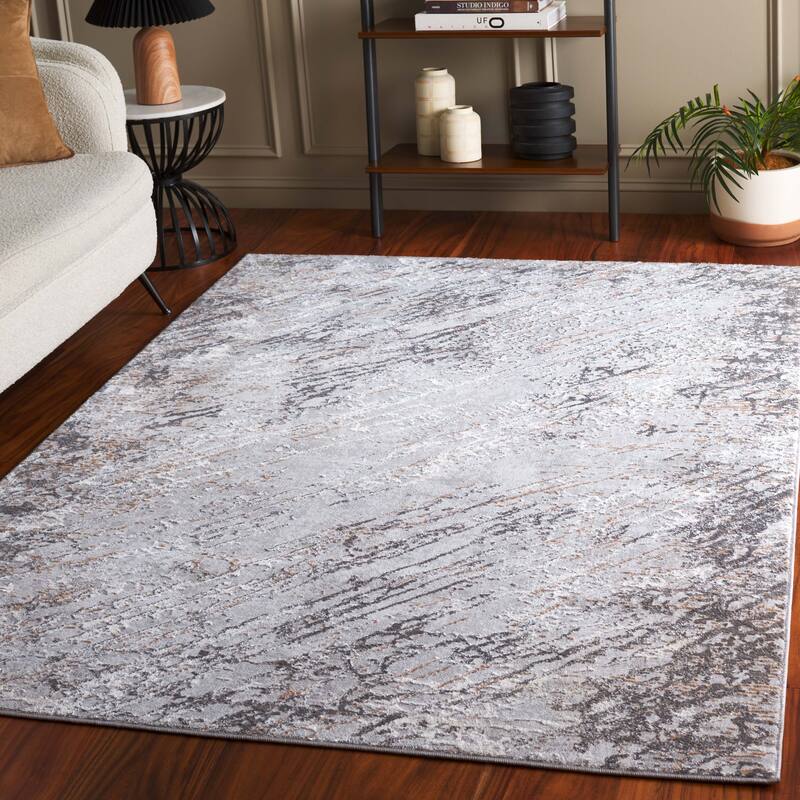 SAFAVIEH Parker Toschka Modern & Contemporary Rug - 6' x 9' - Grey/Dark Grey - 6' x 9'