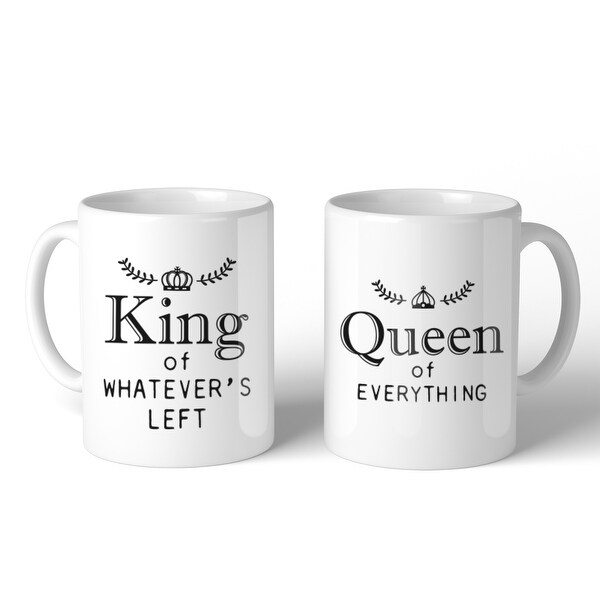 Shop King And Queen Of Everything Couple Mug Christmas ...