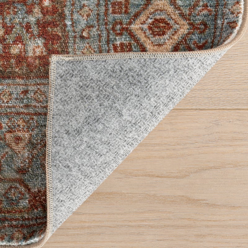 Nuloom Audra Medallion Washable Area Rug