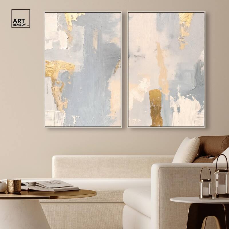 Gilded Driftwood II Canvas Set of 2 by Art Remedy