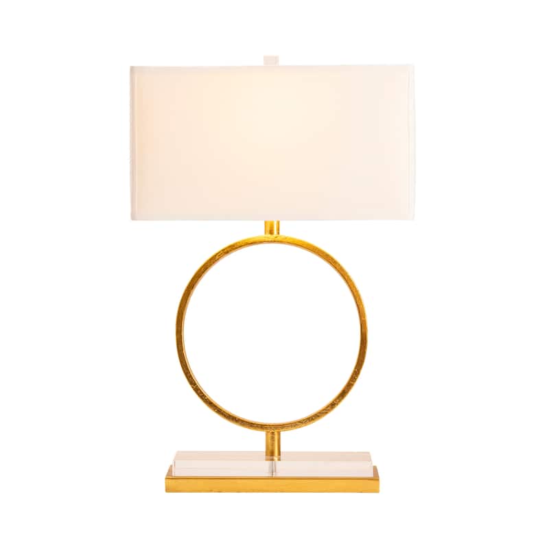 Aldrich Gold Leaf 29-inch Table Lamp - 29"H