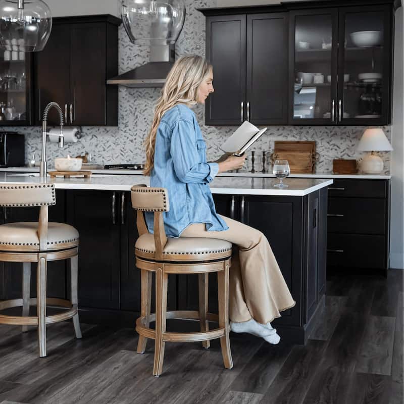 Maven Lane Alexander Swivel Kitchen Stool
