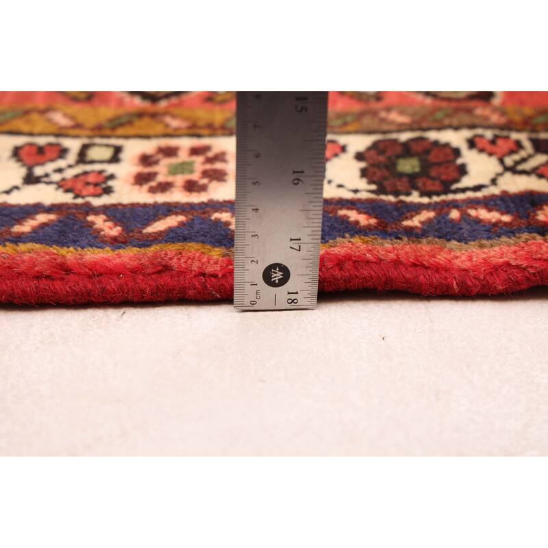 ECARPETGALLERY Hand-knotted Andelz Light Red Wool Rug - 3'5 x 4'7