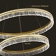 preview thumbnail 14 of 33, Round LED Crystal Chandelier Ring Dimmable Pendant Light Fixture