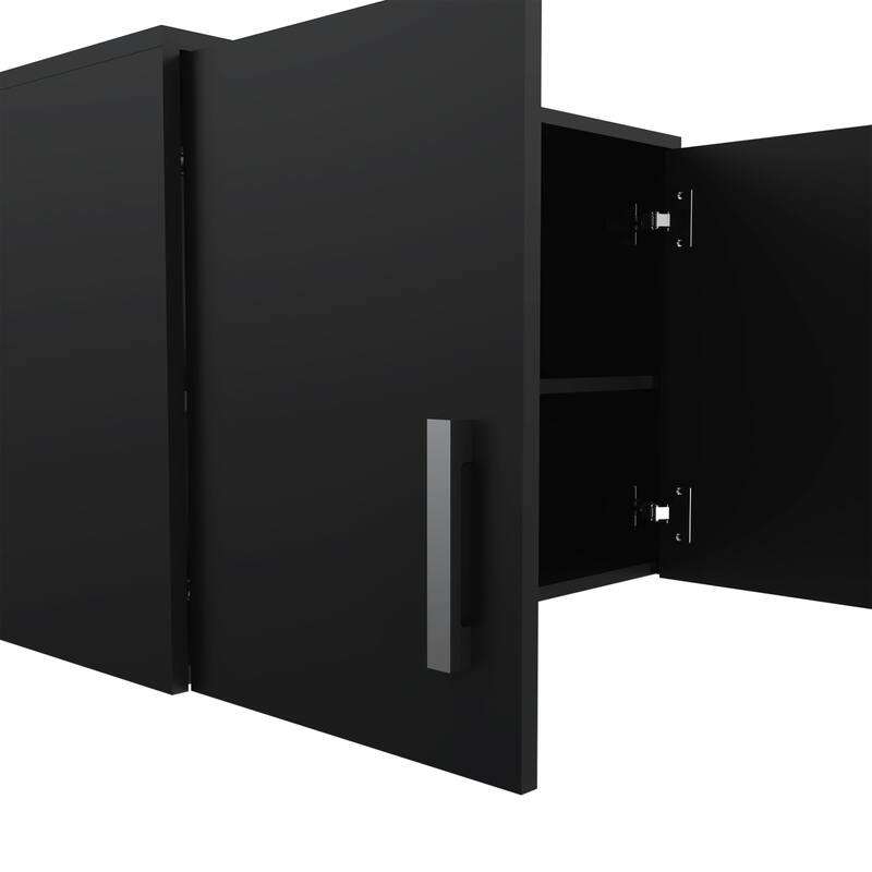 Wall Storage Cabinet Lions, 3 Shelves, Double Door