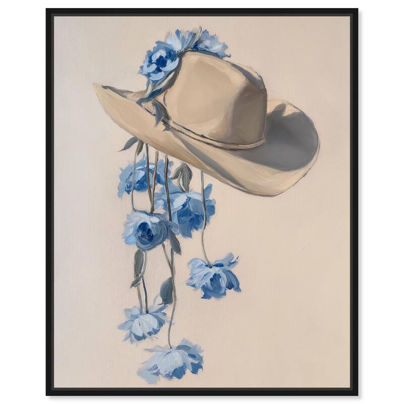 Brimming Blues II Canvas by Art Remedy - Black - 30" x 36"