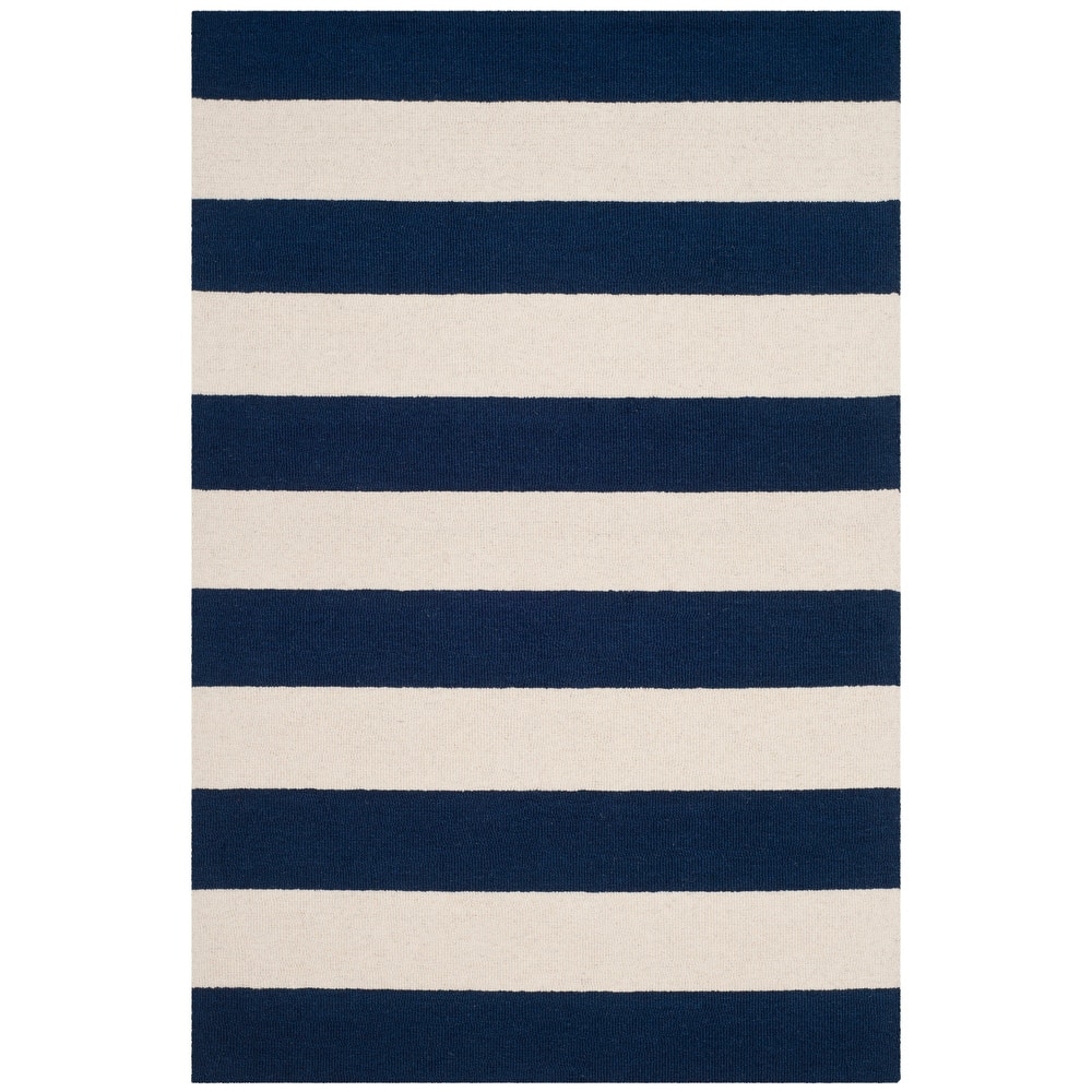 SAFAVIEH Handmade Kids Destiney Stripe Wool Rug