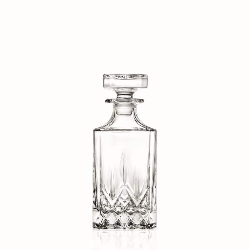 Majestic Gifts Inc Glass Whiskey Decanter W Stopper-25 Oz.-8.6" Height - 8.6" x 3.6"