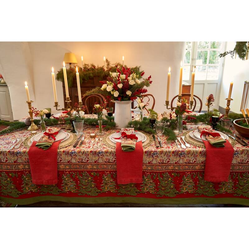 Couleur Nature Noel Rectangle Tablecloth