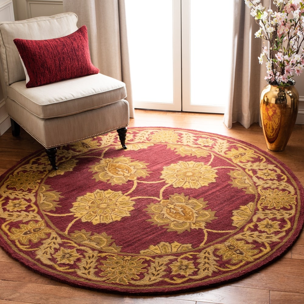 SAFAVIEH Handmade Heritage Lehte Traditional Oriental Wool Rug