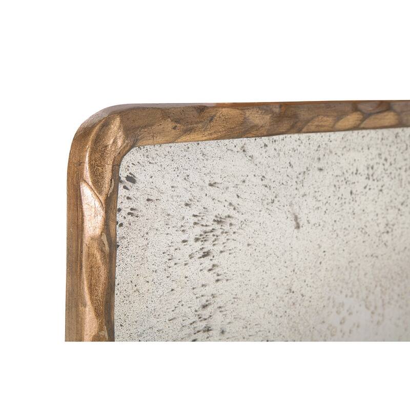 Furniture Classics Hammered Edge Gold Mirror
