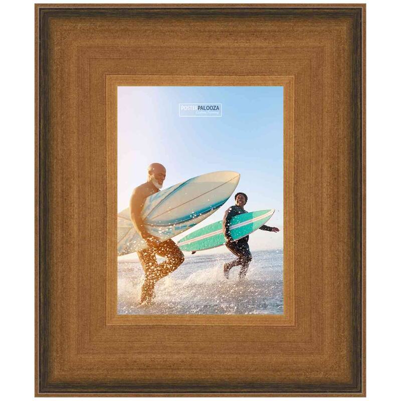 15x17 Contemporary Gold Complete Wood Picture Frame with UV Acrylic, Foam Board Backing, & Hardware