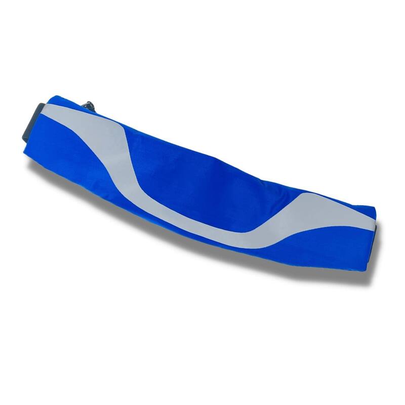 Water-Resistant Sport Waist Pack Running Belt with Reflective Strip - Dark Blue