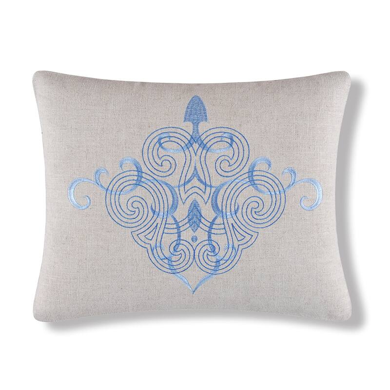 14" x 18" Daphne Embroidered Pillow
