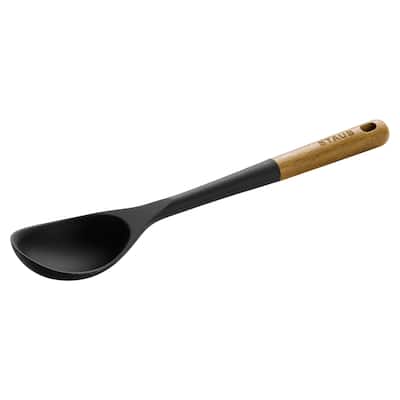 Staub Silicone with Wood Handle Cooking Utensil, Serving Spoon - 1 unit