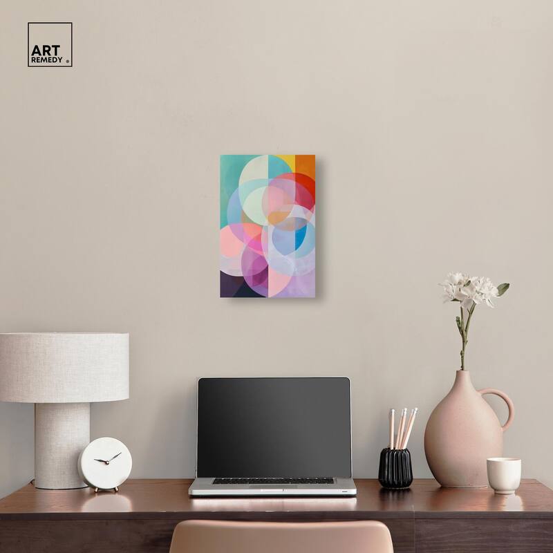 Oneiric Circles II Canvas by Art Remedy, Gallery Wrapped