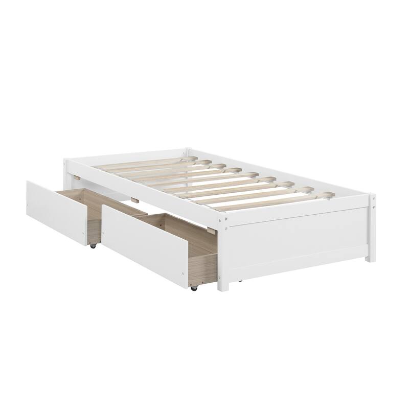 Twin Bed with 2 Drawers