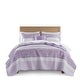 preview thumbnail 23 of 47, Madison Park Caralie 4 Piece Seersucker Quilt Set with Throw Pillow
