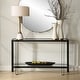 preview thumbnail 2 of 6, Uttermost Shadow Black Iron Console Table - 32.25'' H X 55.25'' W X 15.5'' D