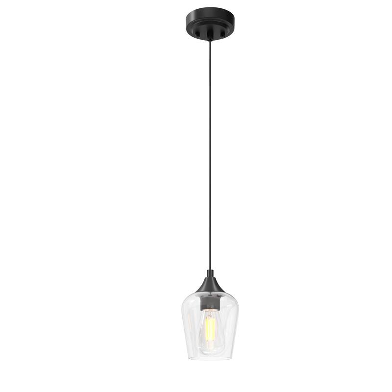 CO-Z 1 Light Pendant Light Fixtures with Adjustable Height 2 Packs