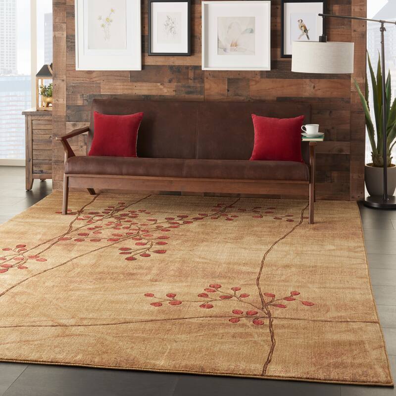 Copper Grove Oxford Floral Area Rug
