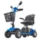 preview thumbnail 1 of 26, Mobility Scooter for Adults & Seniors - Folding Electric Powered Mobility Scooter Blue 4 wheels