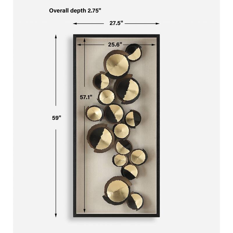 Uttermost Golden Hour Shadow Box - 59"H x 27.5"W x 2.75"D