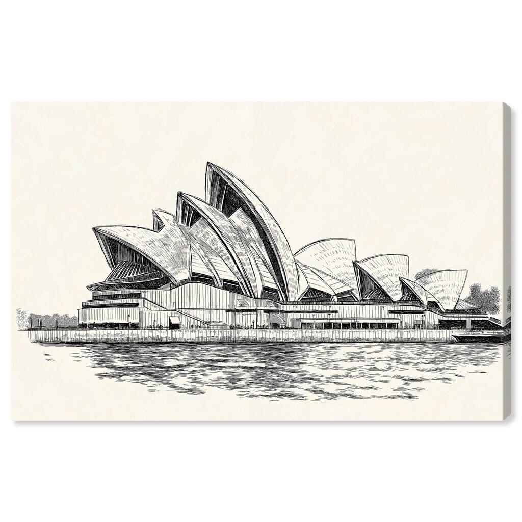 Sails of Sydney Canvas by Art Remedy, Gallery Wrapped