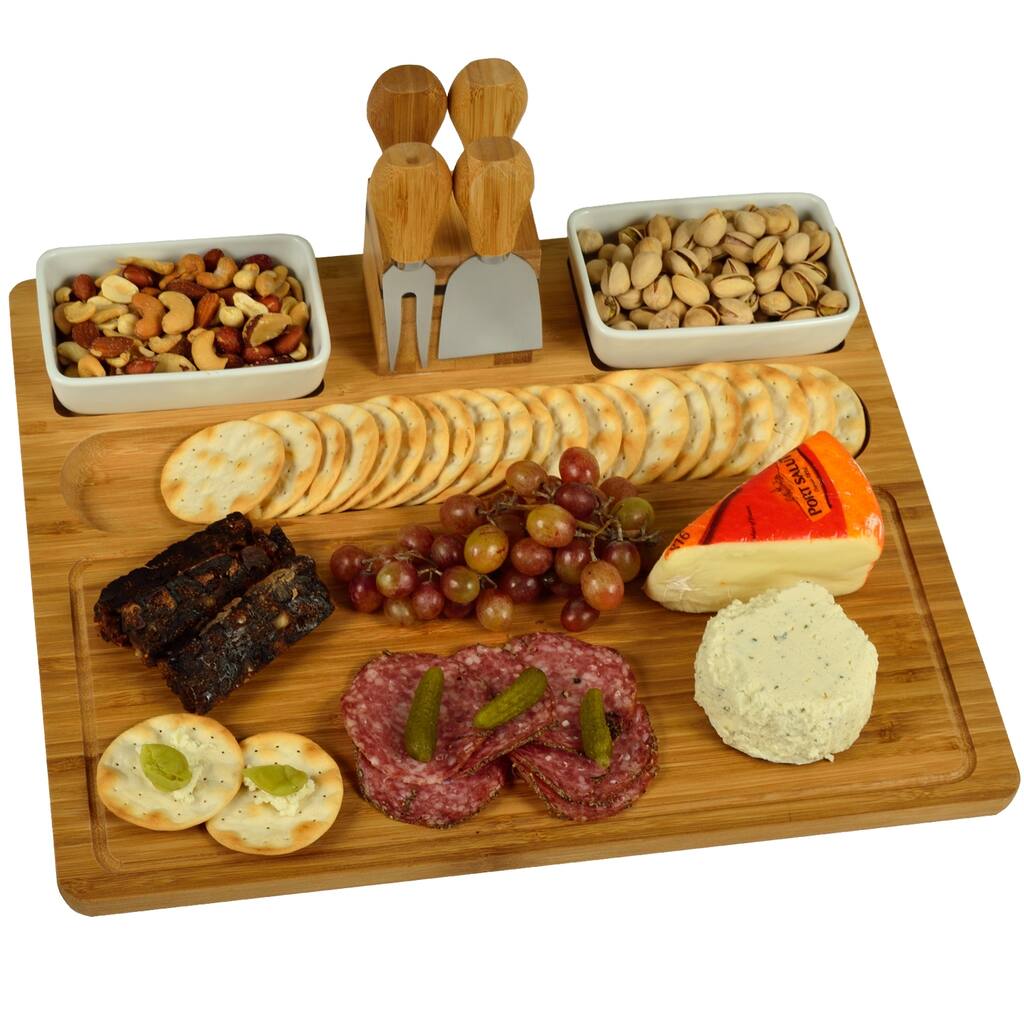 Picnic at Ascot - Bamboo Charcuterie Board