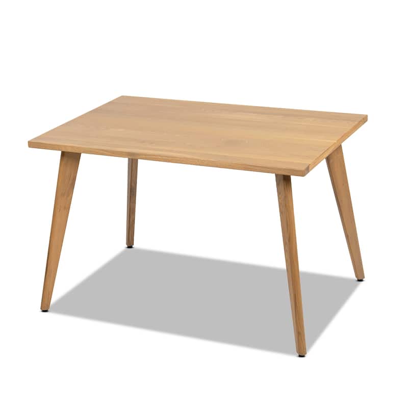 Jennifer Taylor Home Capri Solid Red Oak Wood Extendable Leaf Dining Table