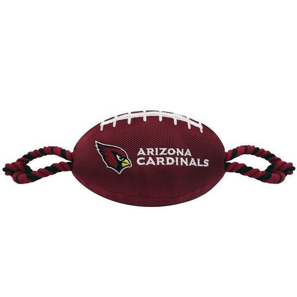 Shop Nfl Nylon Football Pet Toy Licensed Heavy Duty Tough Dog