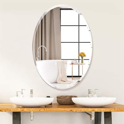 Oval Wall Mirror for Bathroom