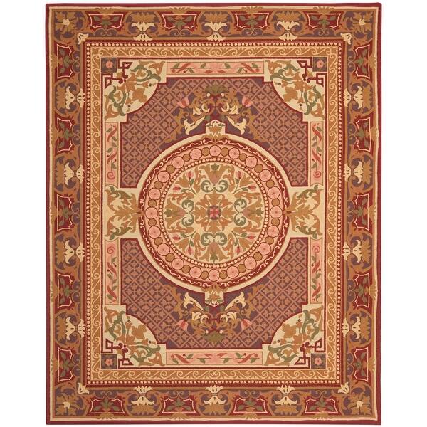 slide 2 of 10, SAFAVIEH Handmade Chelsea Destinee French Country Wool Rug 7'9" x 9'9" - Beige - Rectangle
